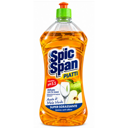 Засіб для миття посуду Spic & Span Piatti Aceto di Mela Verde, 1 л